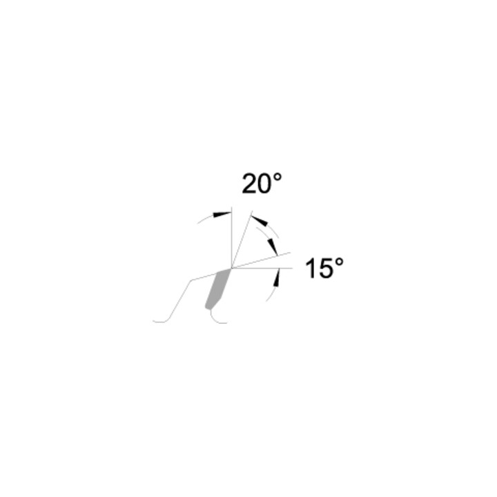 EDESSÖ Lame de scie circulaire à main pour machines AKKU (lame de scie à coupe fine), HW 160x1,6/1,2x20 Z=18 W