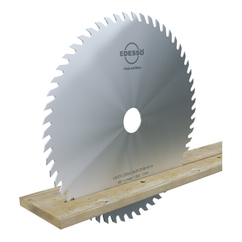 EDESSÖ Lame de scie circulaire de construction VS en acier massif CV / forme de dent A - KV épaisseur normale, VS/CV 700x3,2x30 Z=56 KV-A