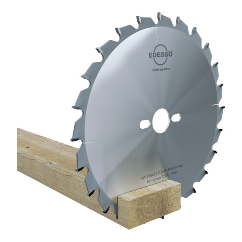 EDESSÖ Cirkelzaagblad precisie-afwerkingssneden wisseltand negatieve spaanhoek weinig tanden
