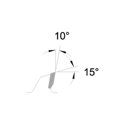 EDESSÖ Cirkelzaagblad precisiedoorslijping UW, HW 500x4,0/3,0x30 Z=72 UW