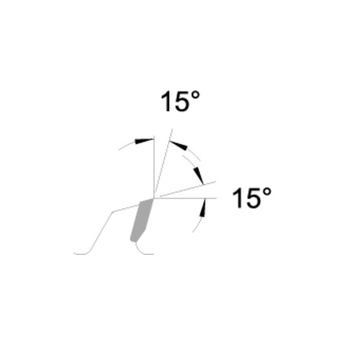 EDESSÖ Handkreissägeblatt Mehrzahn, HW 230x3,0/2,0x30 Z=48 W