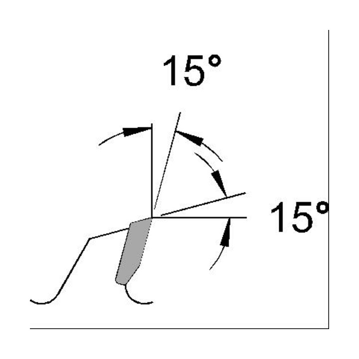 EDESSÖ Handkreissägeblatt Wenigzahn, HW 180x2,8/1,8x30 Z=24 W