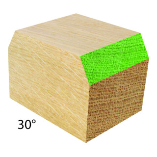 EDESSÖ HW- (HM) Fase-Bündigfräser, Z=2