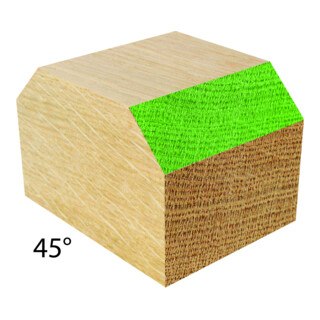 EDESSÖ HW- (HM) Fase-Bündigfräser, Z=2