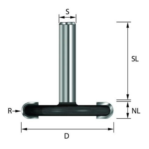 EDESSÖ HW- (HM) rondfrees concaaf, Z=2, diameter 38,1 NL6,35, GL40 S8 W R3,18