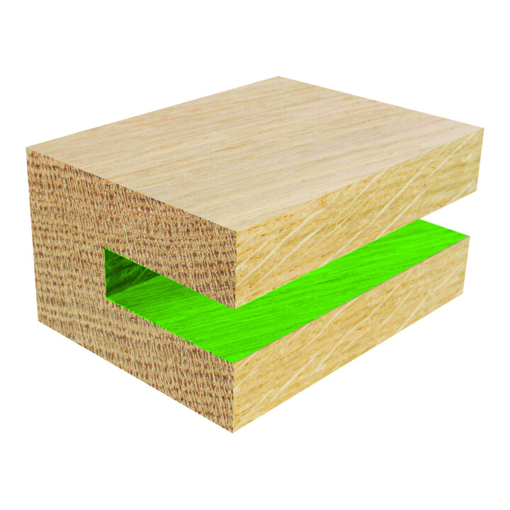 EDESSÖ HW- (HM) Scheibenfräser, Z=3