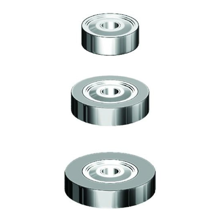 EDESSÖ HW- (HM) sponningfrees met kogellagergarnituur (4 stuks), Z=2, kogellager bodem, diameter 34,9 NL12,7, GL50 S8