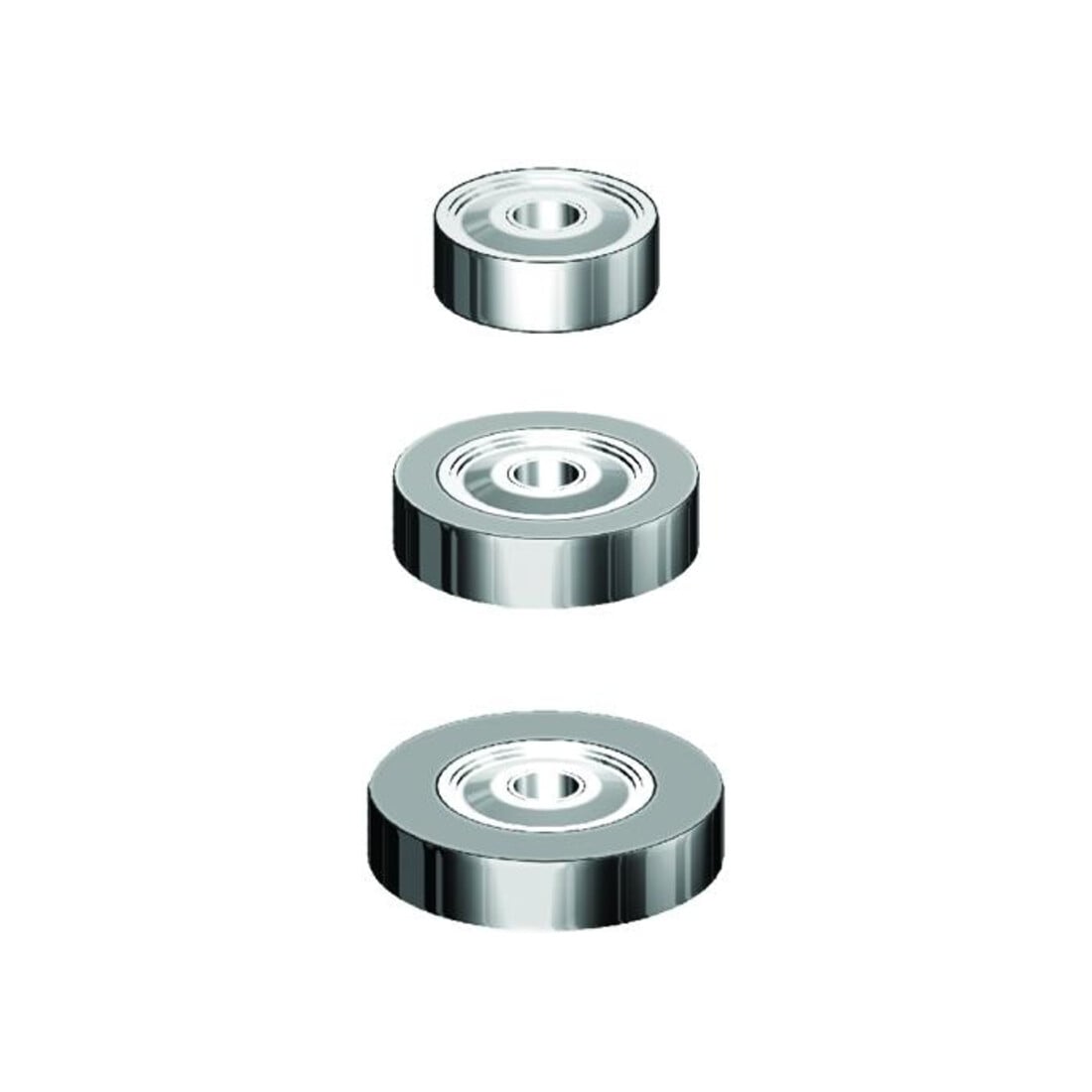 EDESSÖ HW- (HM) sponningfrees met kogellagergarnituur (4 stuks), Z=2, kogellager bodem, diameter 34,9 NL12,7, GL50 S8
