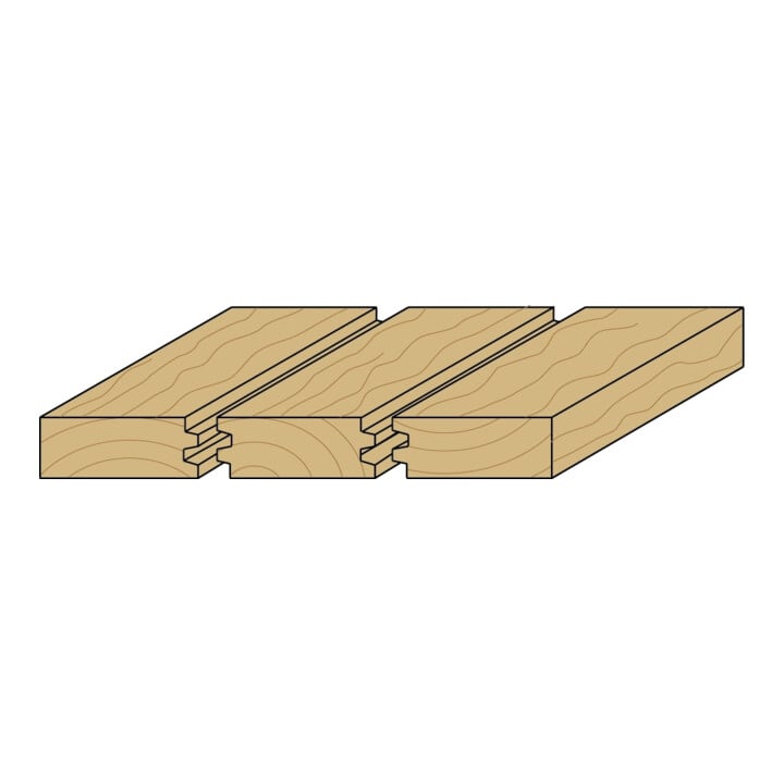 EDESSÖ HW- (HM) Verleimfräser, Z=2