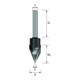 EDESSÖ HW- (HW) schroeffrees, Z=3, diameter 15,1 NL13,1, GL64 S8 W60 graden-1