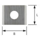 EDESSÖ HW Wendemesser 9,6 x 12 x 1,5 mm, 2- schneidig passend zu EDESSÖ 130220012-1