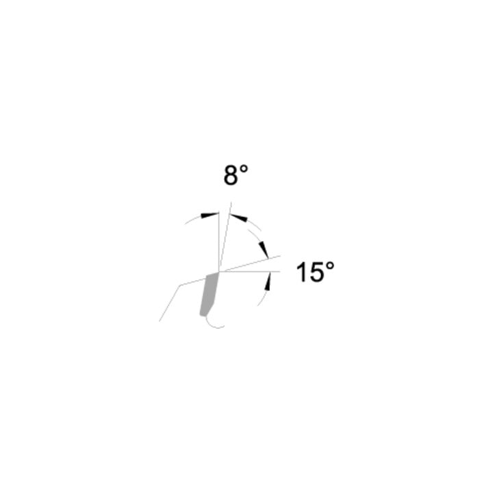 EDESSÖ Kreissägeblatt Präzision Aufteilschnitte VW, HW 250x3,2/2,2x30 Z=80 VW