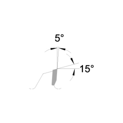 EDESSÖ Kreissägeblatt Präzision TFpos (NE) Vielzahn, HW 250x3,2/2,6x32 Z=80 NE pos