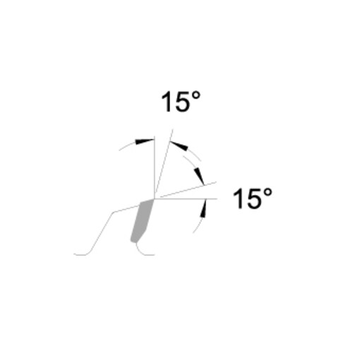 EDESSÖ SILVER ARROW HIGH PERFORMANCE Cirkelzaagblad Precisie fijne zaagsneden W Meertandig, HW 210x3,0/2,0x30 Z=64 W40 graden