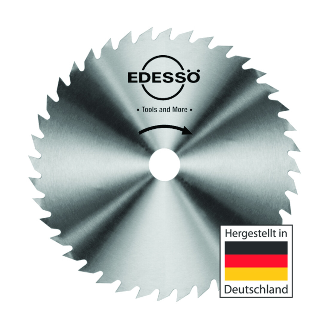 EDESSÖ Vollstahl VS Bau-Kreissägeblatt CV / Zahnform A - KV extra Stark, VS/CV 400x3,0x30 Z=56 KV-A