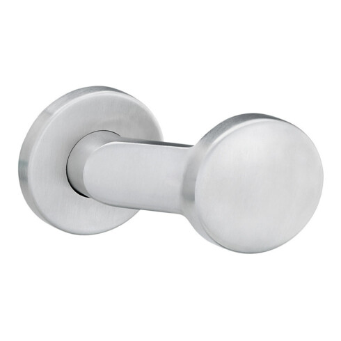 edi Bouton OT 1052/1620 rond, sur rosace anodisé argenté