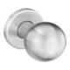 edi Bouton OT 1052/5020 rond, sur rosace anodisé argenté-1