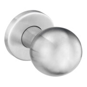 edi Bouton OT 1052/5020 rond, sur rosace anodisé argenté