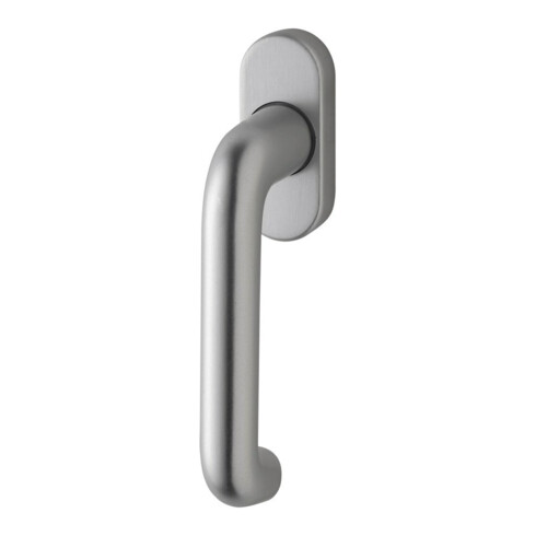 edi DK-Fenstergriff Janus 1013/1000 mit ovaler Rosette,VK7x35 Edelstahl matt
