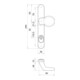 edi Garniture de changement PT-SI Kronos 2005/2045 LS, ovale, PZ, VK8, E92, acier inoxydable-5