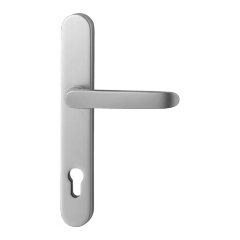 edi Garniture de porte Kronos, 2005/9035, PZ, plaque longue ovale 8/92, acier inoxydable