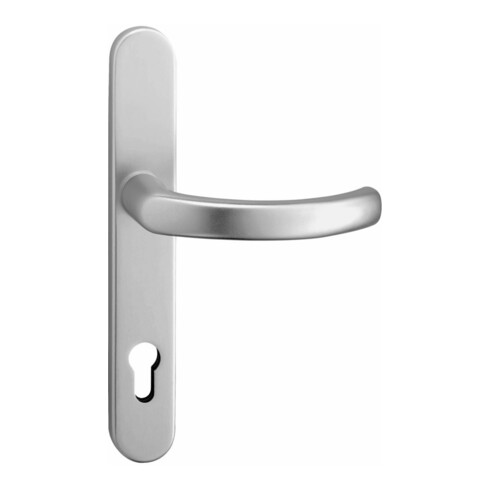 edi Garniture de porte Kronos, 2005/9035, PZ, plaque longue ovale 8/92, acier inoxydable