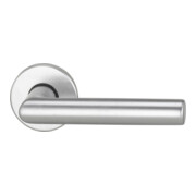 edi Garniture demi-poignée HT Riva 2108/5200, ronde, VK10 argentée, anodisée