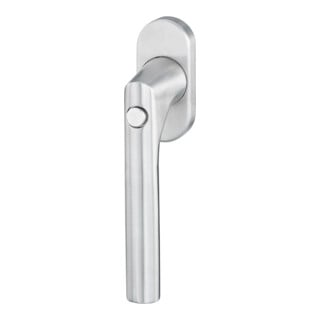 edi Poignée de fenêtre avec bouton-poussoir, Janus1010/5000 Standard, 7/35 Acier inoxydable