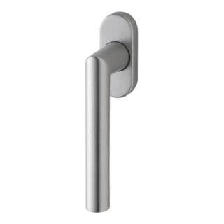edi Poignée de fenêtre DK Janus 1010/1000 avec rosace ovale, VK7x35 acier inox mat