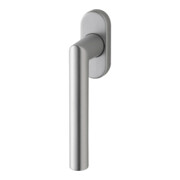 edi Poignée de fenêtre DK Janus 1010/1000 avec rosace ovale, VK7x35 acier inox mat
