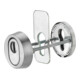 edi Rosace de protection pour clé 7456, PZ percée RH15 acier inox mat-1