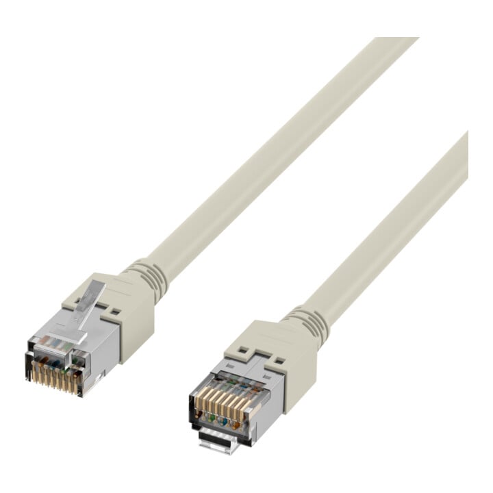 EFB Câble de raccordement Cat.5E RJ45-Hirose SFTP 7,5 m gris clair