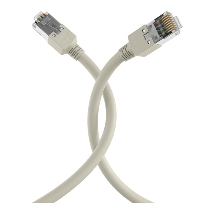 EFB Câble de raccordement Cat.5E RJ45-Hirose SFTP 7,5 m gris clair