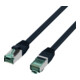 EFB Câble de raccordement Cat.6A S/FTP RJ45 EC6000A 1,5 m noir