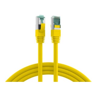 EFB Câble patch Cat.6A S/FTP RJ45 EC6000A 15m jaune