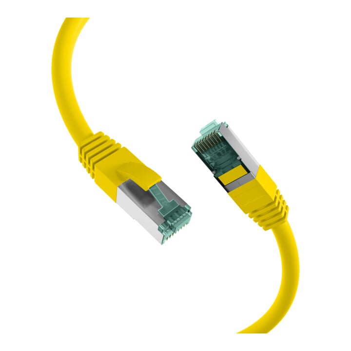 EFB Câble patch Cat.6A S/FTP RJ45 EC6000A 15m jaune