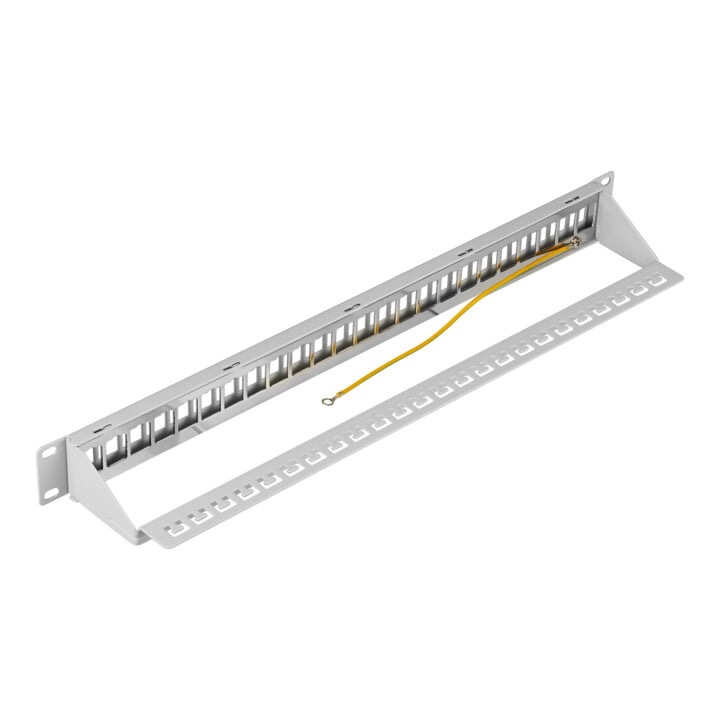 EFB Champ de distribution 19" 1U 24 ports RAL 7035 37578.1V2