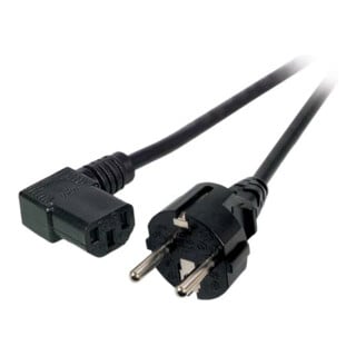 EFB-Elektronik Câble d'alimentation 5,0 m noir avec fiche de protection/prise froide EK534.5