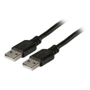 EFB-Elektronik Câble de connexion USB 2.0 1,8 m noir A-A mâle/mâle K5253SW.1,8-1