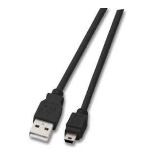 EFB-Elektronik Câble de connexion USB 2.0 A-Mini B (5 broches) K5250SW.3V2