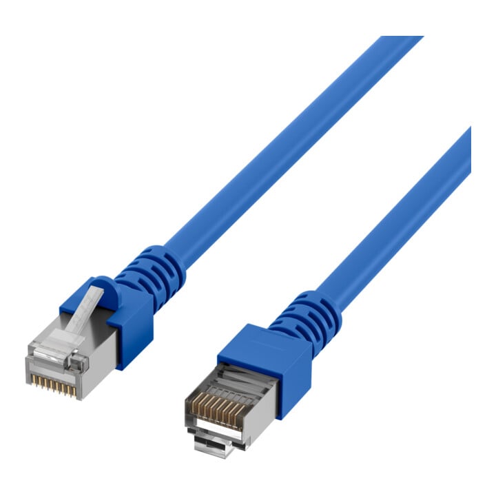 EFB-Elektronik Câble de raccordement Cat.5e 2xRJ45 avec SF/UTP EC5000 5m bleu