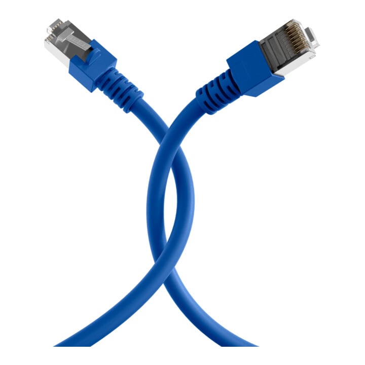EFB-Elektronik Câble de raccordement Cat.5e 2xRJ45 avec SF/UTP EC5000 5m bleu
