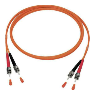 EFB-Elektronik Câble fibre optique duplex 2m 2x2ST/ST, 50/125 O6013.2
