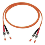 EFB-Elektronik Câble fibre optique duplex 2m 2x2ST/ST, 50/125 O6013.2-1