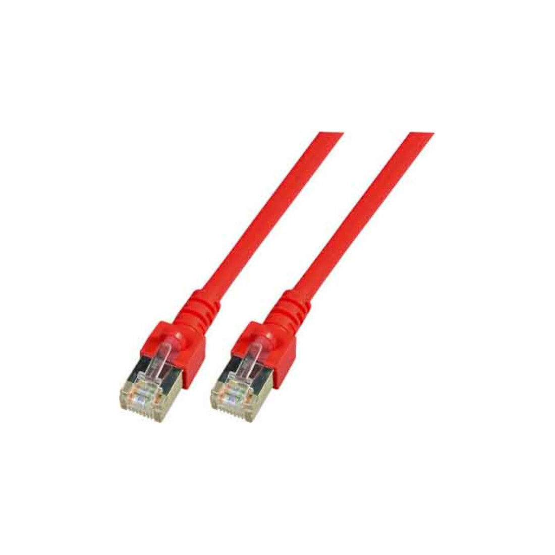 EFB-Elektronik Câble patch Cat.5e 2xRJ45 avec SF/UTP EC5000 0,5 m rouge SF/UTP