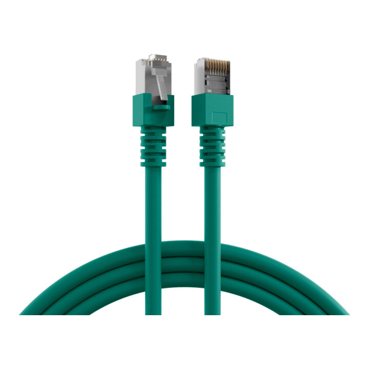 EFB-Elektronik Câble patch Cat.5e 2xRJ45 avec SF/UTP EC5000 0,5 m vert SF/UTP