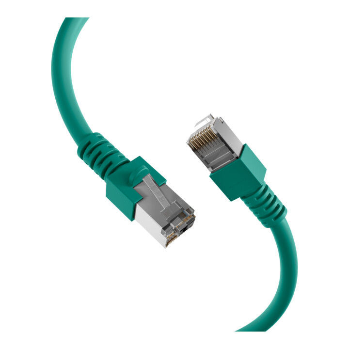 EFB-Elektronik Câble patch Cat.5e 2xRJ45 avec SF/UTP EC5000 0,5 m vert SF/UTP