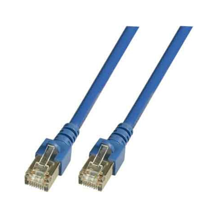 EFB-Elektronik Câble patch Cat.5e 2xRJ45 avec SF/UTP EC5000 1m bleu