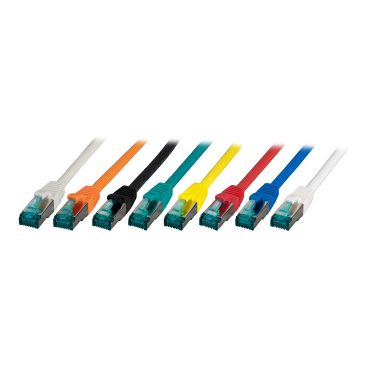 EFB-Elektronik Câble patch Cat.6A S/FTP RJ45 EC6000A 0,25 m vert