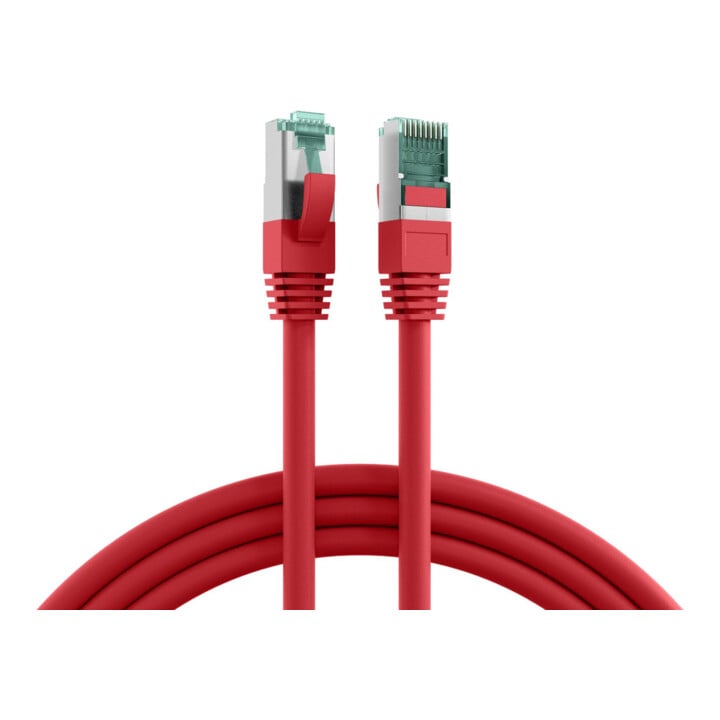 EFB-Elektronik Câble patch Cat.6A S/FTP RJ45 EC6000A 1,5 m rouge